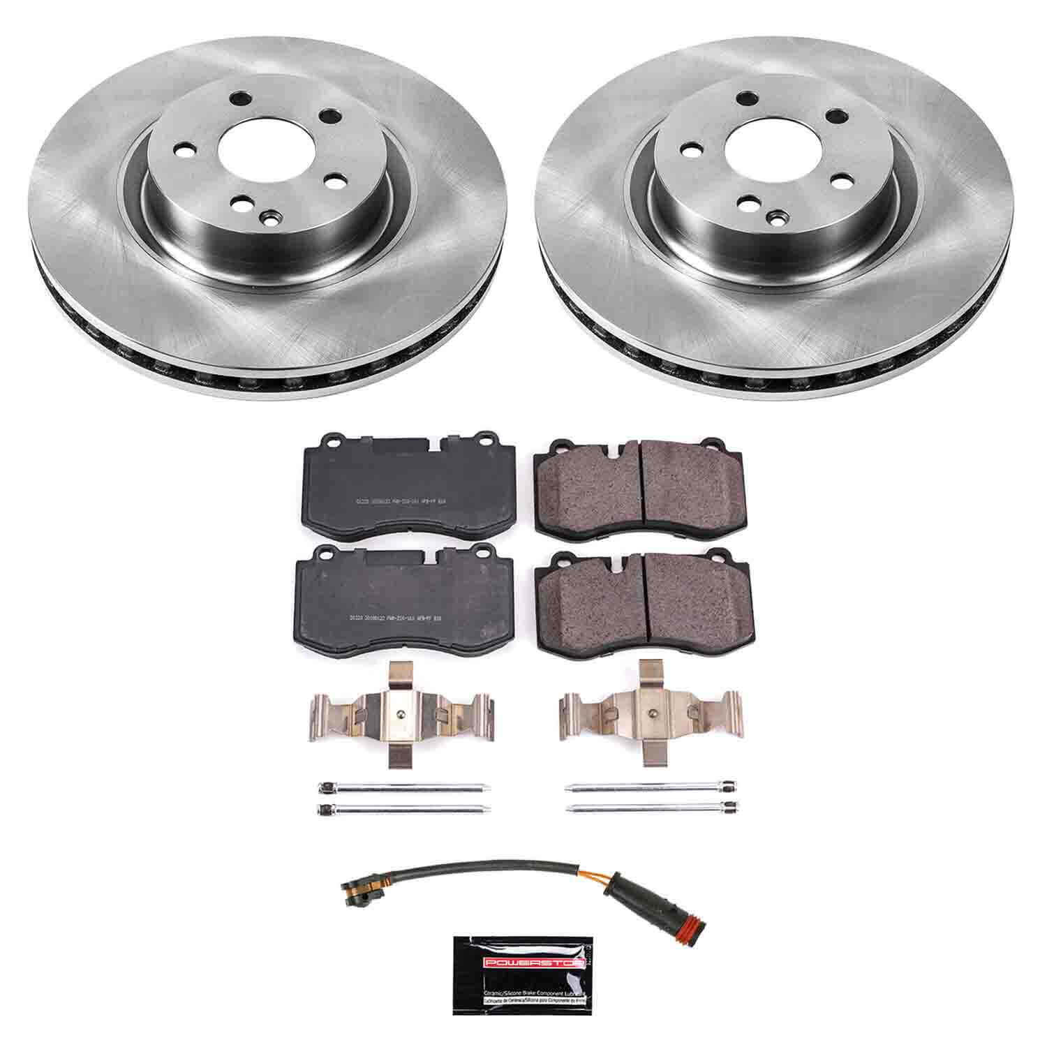 Power Stop KOE6231 Autospecialty 1-Click Daily Driver Plain Rotor Front Brake Kit for 2007-2013 Mercedes-Benz CL550 product image