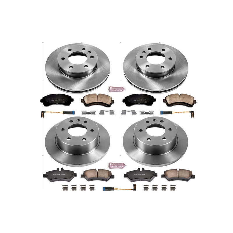 Power Stop KOE6233 Autospecialty 1-Click Daily Driver Front And Rear Brake Kit for 2007-2009 Dodge Sprinter 3500 product image