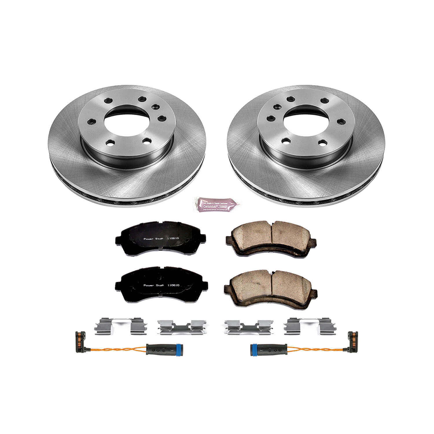 Power Stop KOE6234 Autospecialty 1-Click Daily Driver Plain Rotor Front Brake Kit for 2007-2024 Dodge Sprinter 3500 product image
