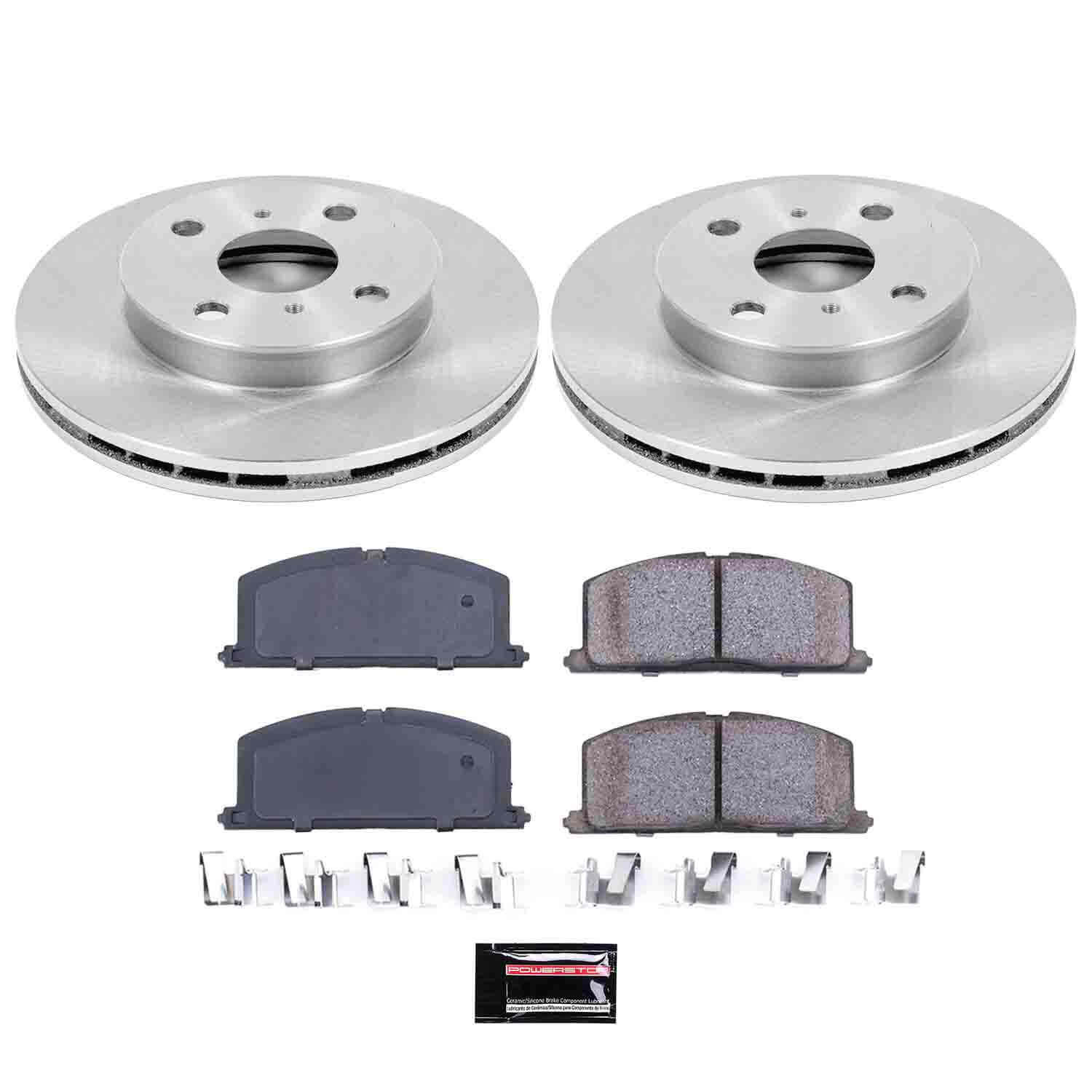 Power Stop KOE6239 Autospecialty - 1-Click Daily Driver Brake Kits (Front) for 1990-1991 Toyota Celica product image