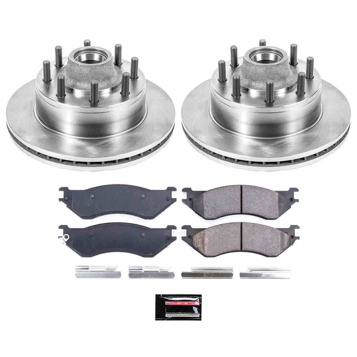 Power Stop KOE6247 Autospecialty - 1-Click Daily Driver Brake Kits (Front) for 2000-2004 Ford F-150 product image