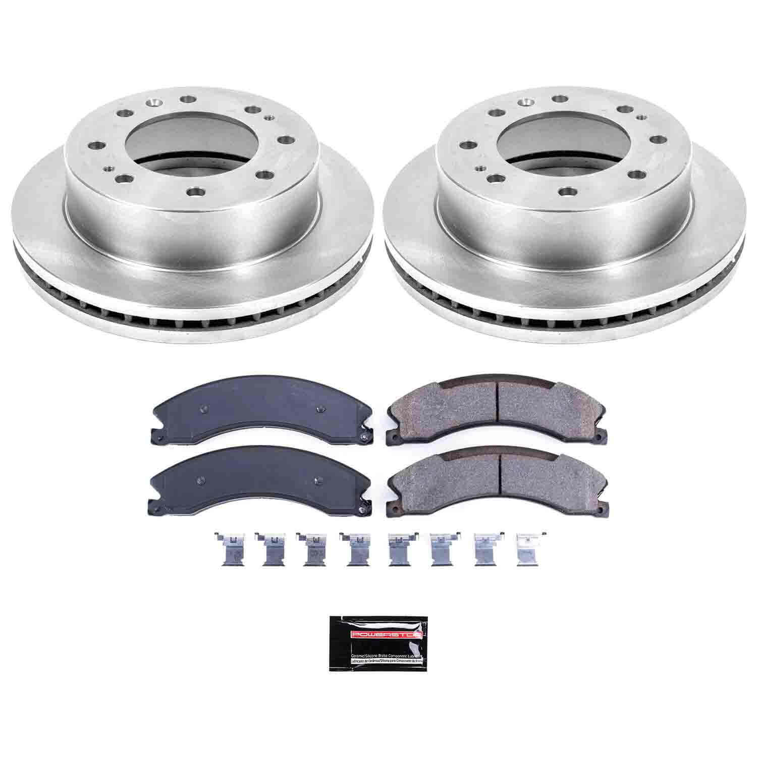 Power Stop KOE6258 Autospecialty - 1-Click Daily Driver Brake Kits (Front) for 2012-2019 Chevrolet Silverado 2500 HD product image