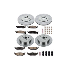 Power Stop KOE6265 Autospecialty - 1-Click Daily Driver Brake Kits (Front And Rear) for 1995-2000 Chrysler Cirrus product image