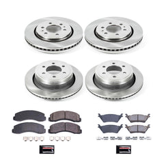 Power Stop KOE6268 Autospecialty - 1-Click Daily Driver Brake Kits (Front And Rear) for 2012-2018 Ford F-150 product image