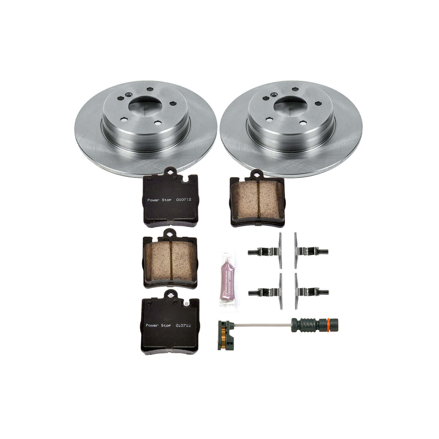 Power Stop KOE627 Autospecialty - 1-Click Daily Driver Brake Kits (Rear) for 2001-2002 Mercedes-Benz E430 product image