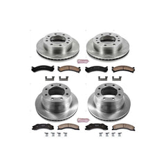 Power Stop KOE6274 Autospecialty 1-Click Daily Driver Front And Rear Brake Kit for 2009-2020 Chevrolet Express 3500 product image