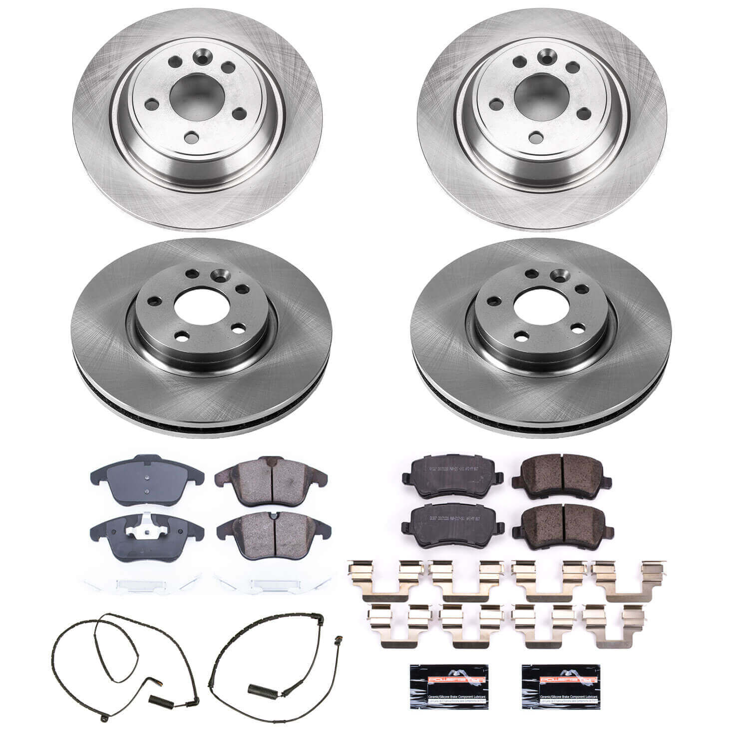 Power Stop KOE6276 Autospecialty 1-Click Daily Driver Front And Rear Brake Kit for 2012-2015 Land Rover Range Rover Evoque product image