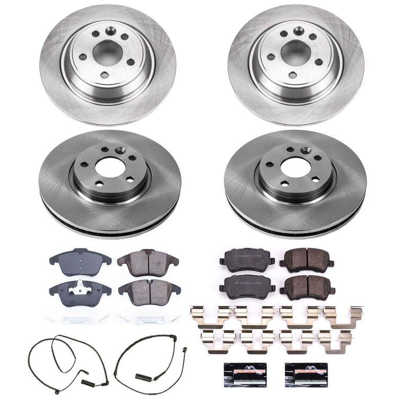 Power Stop KOE6276 Autospecialty 1-Click Daily Driver Front And Rear Brake Kit for 2012-2015 Land Rover Range Rover Evoque product image