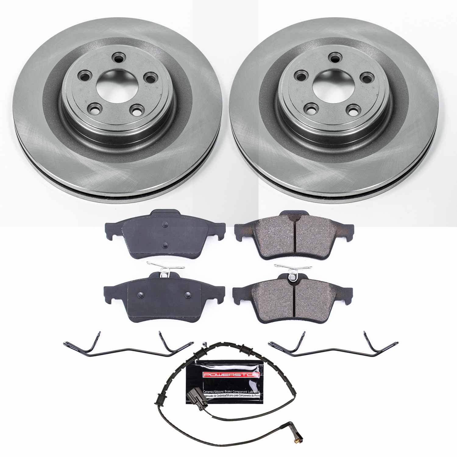 Power Stop KOE6279 Autospecialty 1-Click Daily Driver Rear Brake Kit for 2010-2015 Jaguar Xf product image