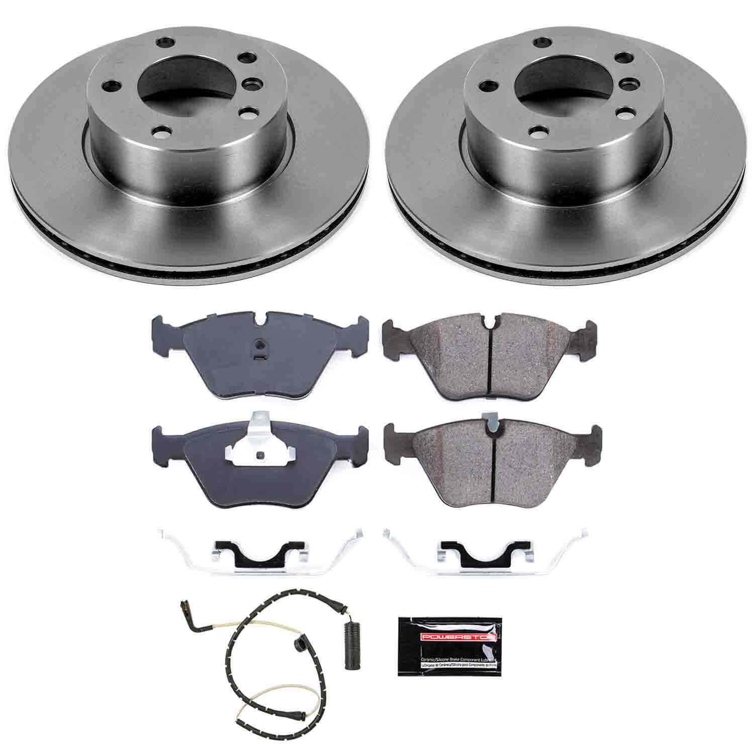 Power Stop KOE628 Autospecialty - 1-Click Daily Driver Brake Kits (Front) for 1997-2003 BMW 525I product image