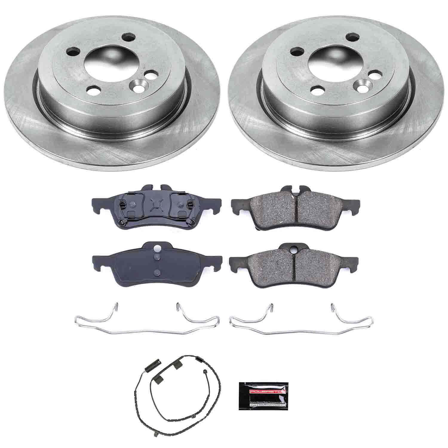Power Stop KOE6280 Autospecialty - 1-Click Daily Driver Brake Kits (Rear) for 2007-2008 MINI Cooper product image