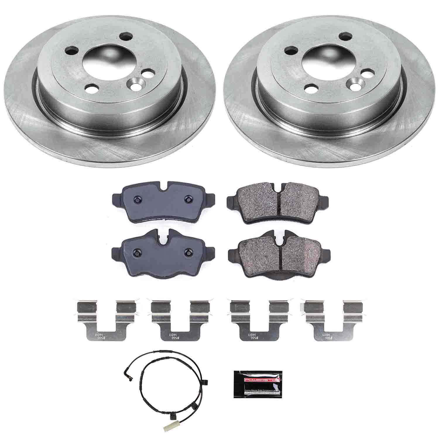 Power Stop KOE6281 Autospecialty - 1-Click Daily Driver Brake Kits (Rear) for 2007-2010 MINI Cooper product image