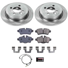 Power Stop KOE6281 Autospecialty - 1-Click Daily Driver Brake Kits (Rear) for 2007-2010 MINI Cooper product image