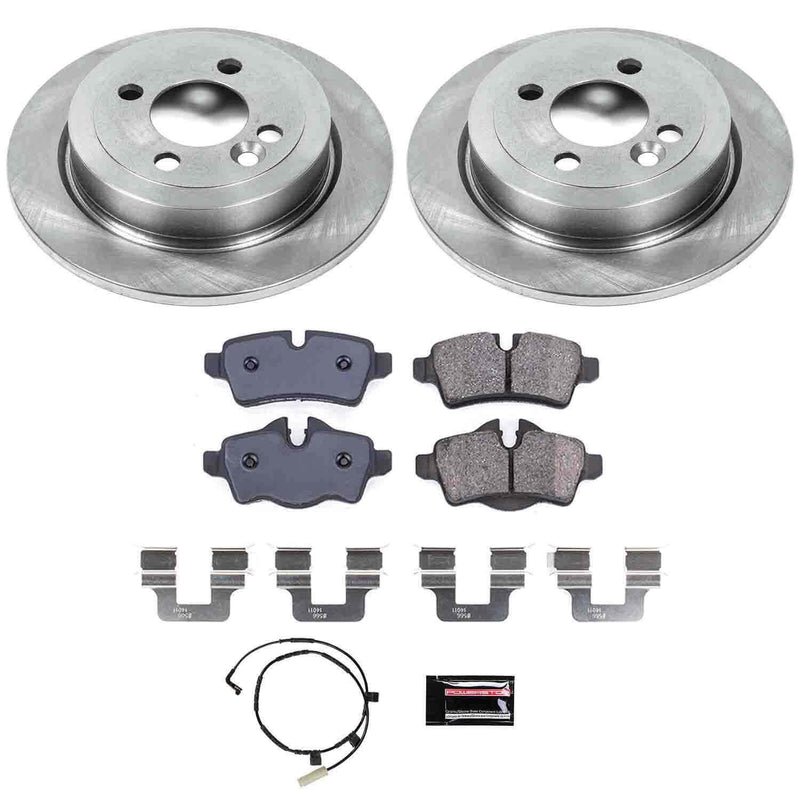 Power Stop KOE6281 Autospecialty - 1-Click Daily Driver Brake Kits (Rear) for 2007-2010 MINI Cooper product image