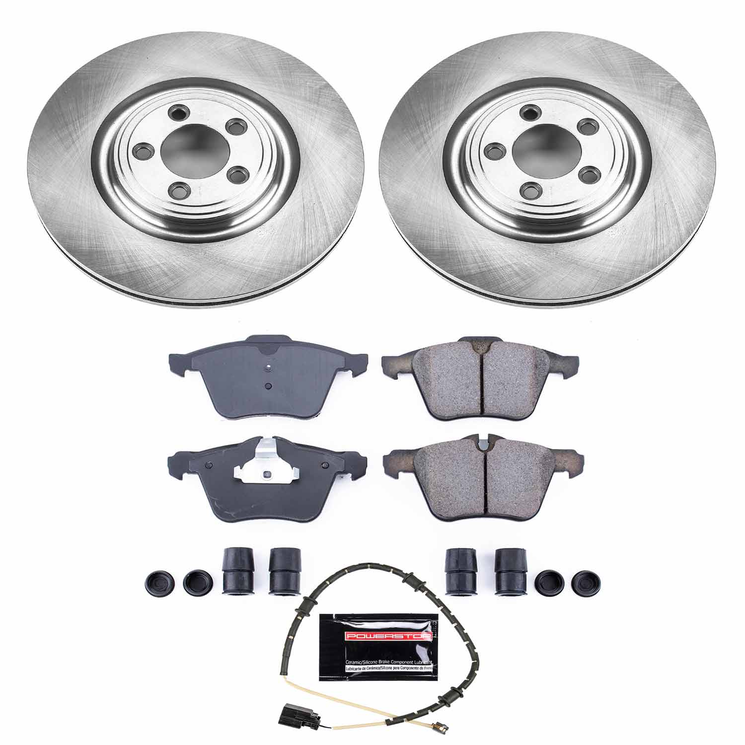 Power Stop KOE6282 Autospecialty 1-Click Daily Driver Front Brake Kit for 2010-2015 Jaguar Xf product image