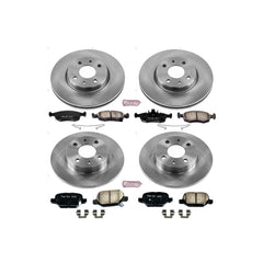 Power Stop KOE6291 Autospecialty 1-Click Daily Driver Front And Rear Brake Kit for 2012-2017 Fiat 500 product image
