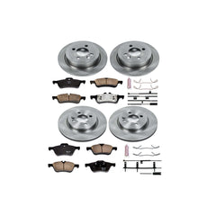 Power Stop KOE6296 Autospecialty - 1-Click Daily Driver Brake Kits (Front And Rear) for 2007-2008 MINI Cooper product image