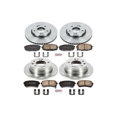 Power Stop KOE6302 Autospecialty - 1-Click Daily Driver Brake Kits (Front And Rear) for 2009-2012 Hyundai Elantra product image
