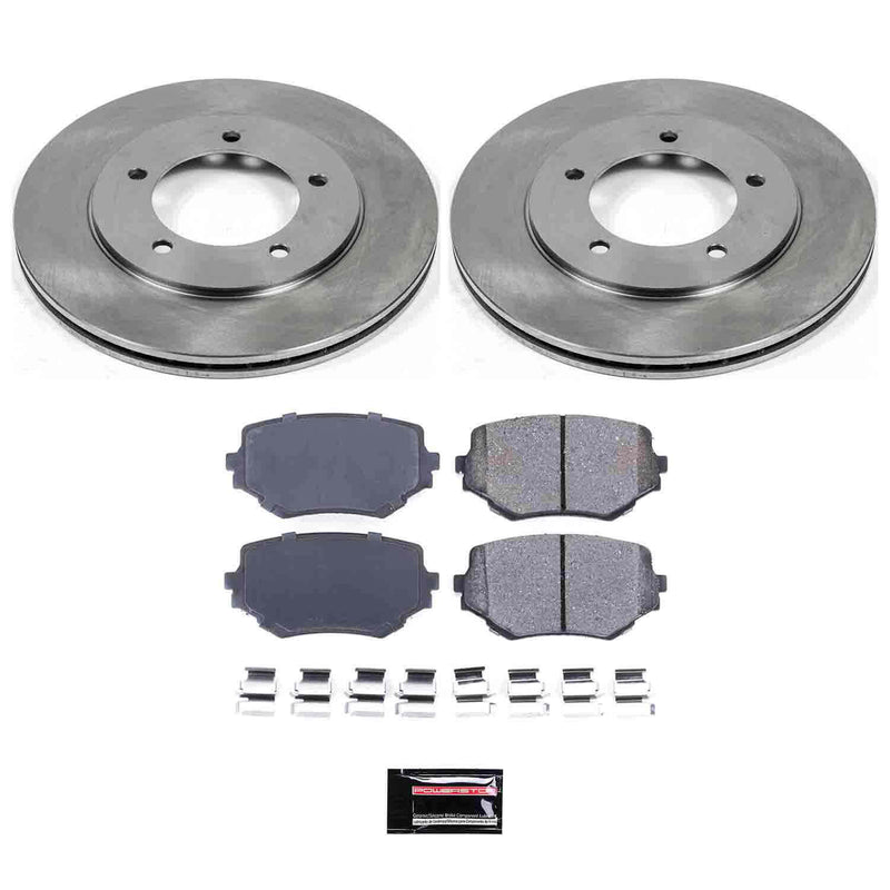 Power Stop KOE6308 Autospecialty - 1-Click Daily Driver Brake Kits (Front) for 1999 Suzuki Grand Vitara product image