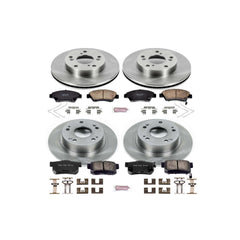 Power Stop KOE6318 Autospecialty - 1-Click Daily Driver Brake Kits (Front And Rear) for 2013-2015 Acura Ilx product image