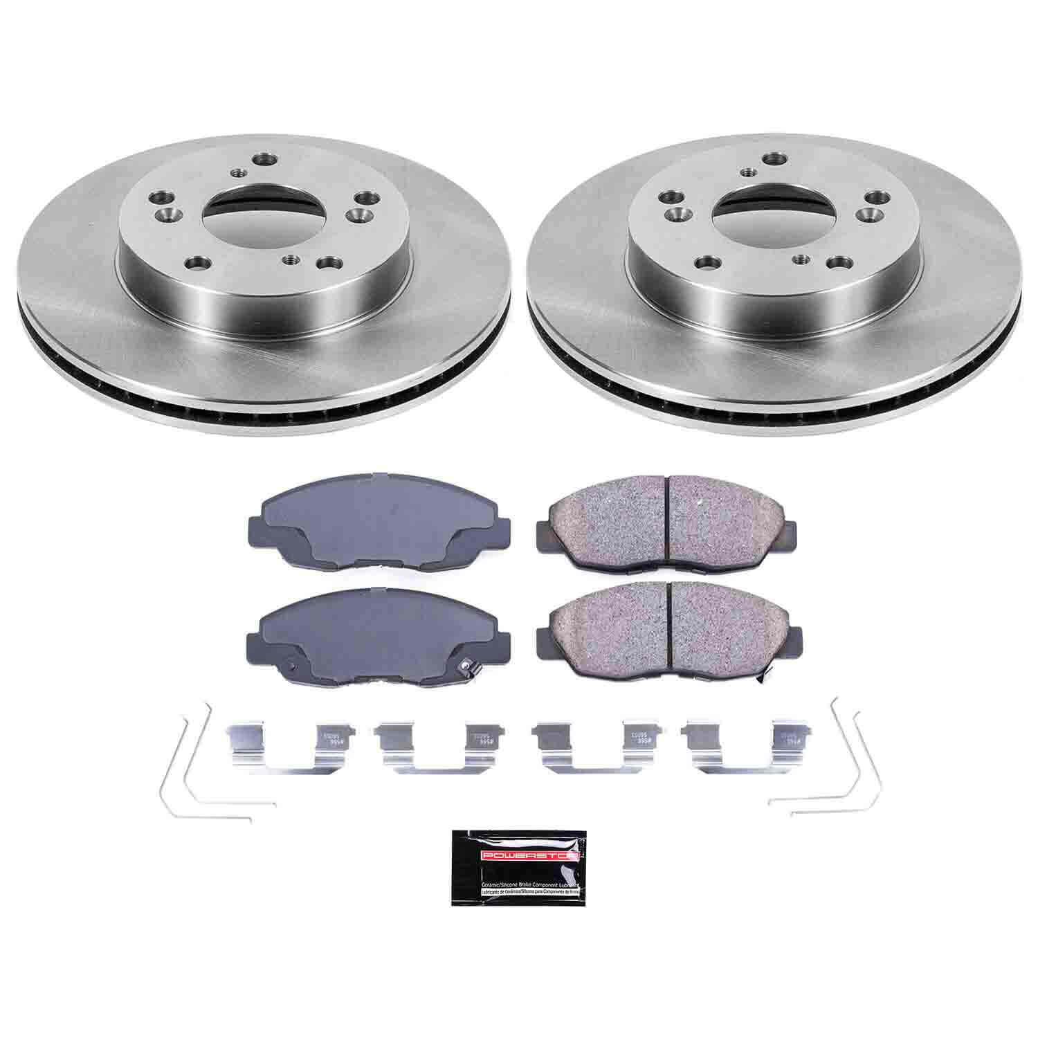 Power Stop KOE6319 Autospecialty - 1-Click Daily Driver Brake Kits (Front) for 2012-2015 Honda Civic product image