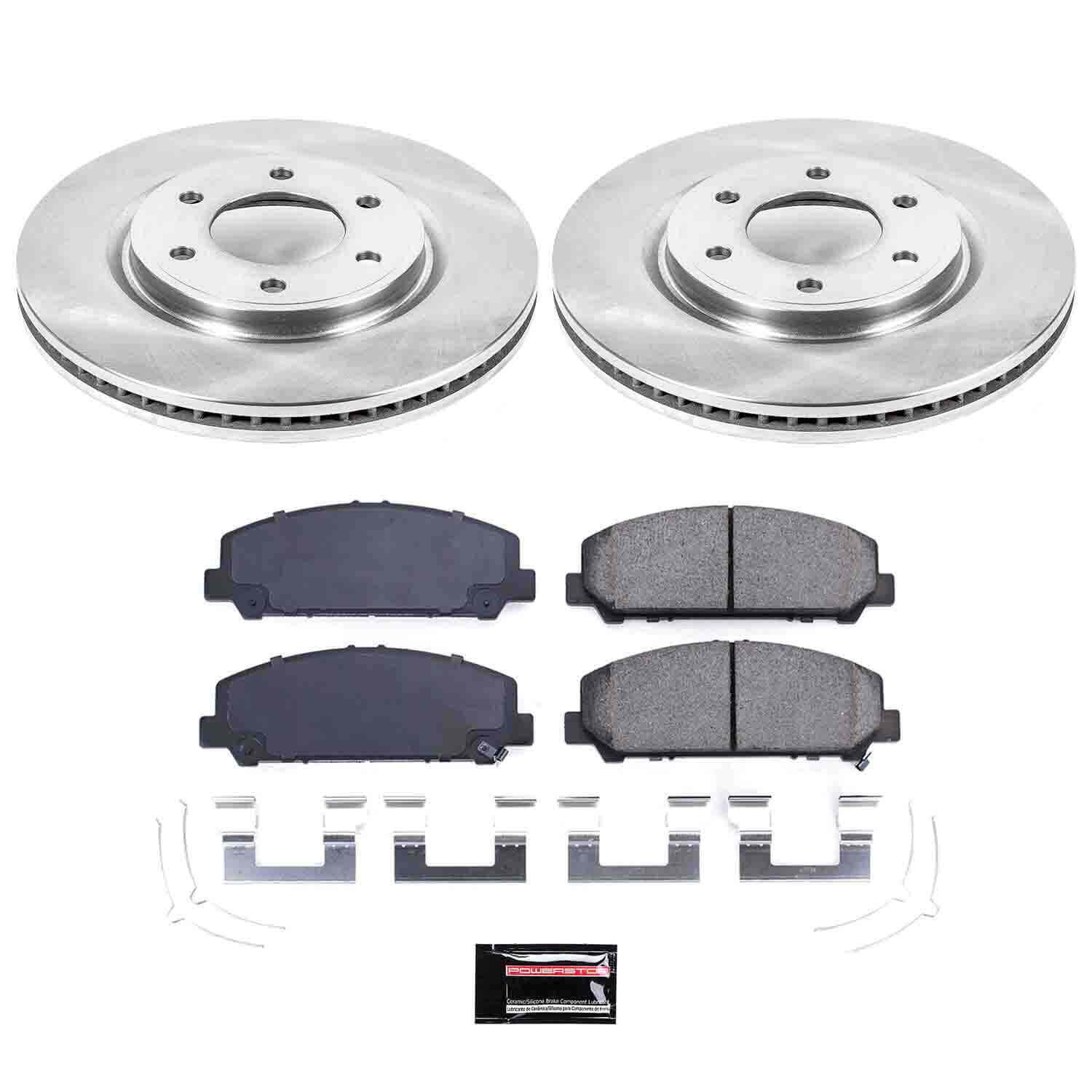 Power Stop KOE6321 Autospecialty - 1-Click Daily Driver Brake Kits (Front) for 2011-2024 Infiniti QX56 product image
