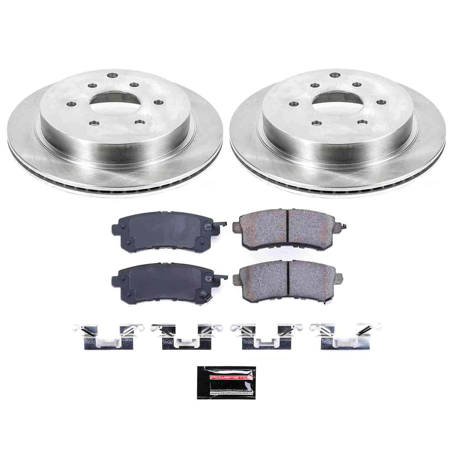 Power Stop KOE6323 Autospecialty - 1-Click Daily Driver Brake Kits (Rear) for 2011-2024 Infiniti QX56 product image