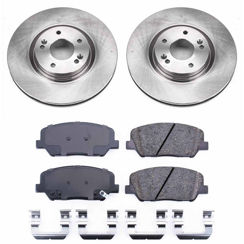 Power Stop KOE6324 Autospecialty 1-Click Daily Driver Front Brake Kit for 2011-2015 Kia Optima product image
