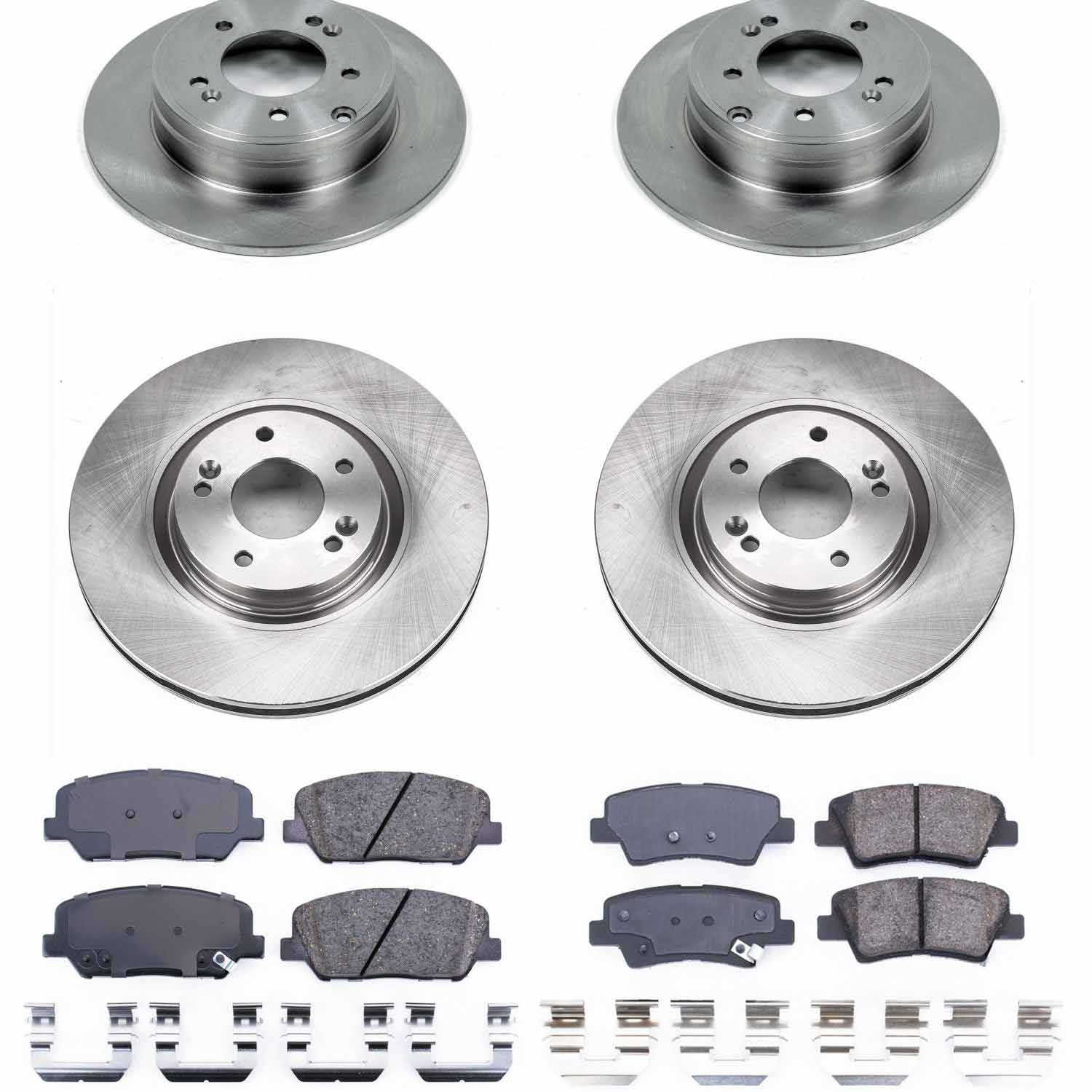 Power Stop KOE6325 Autospecialty 1-Click Daily Driver Front And Rear Brake Kit for 2011-2015 Kia Optima product image