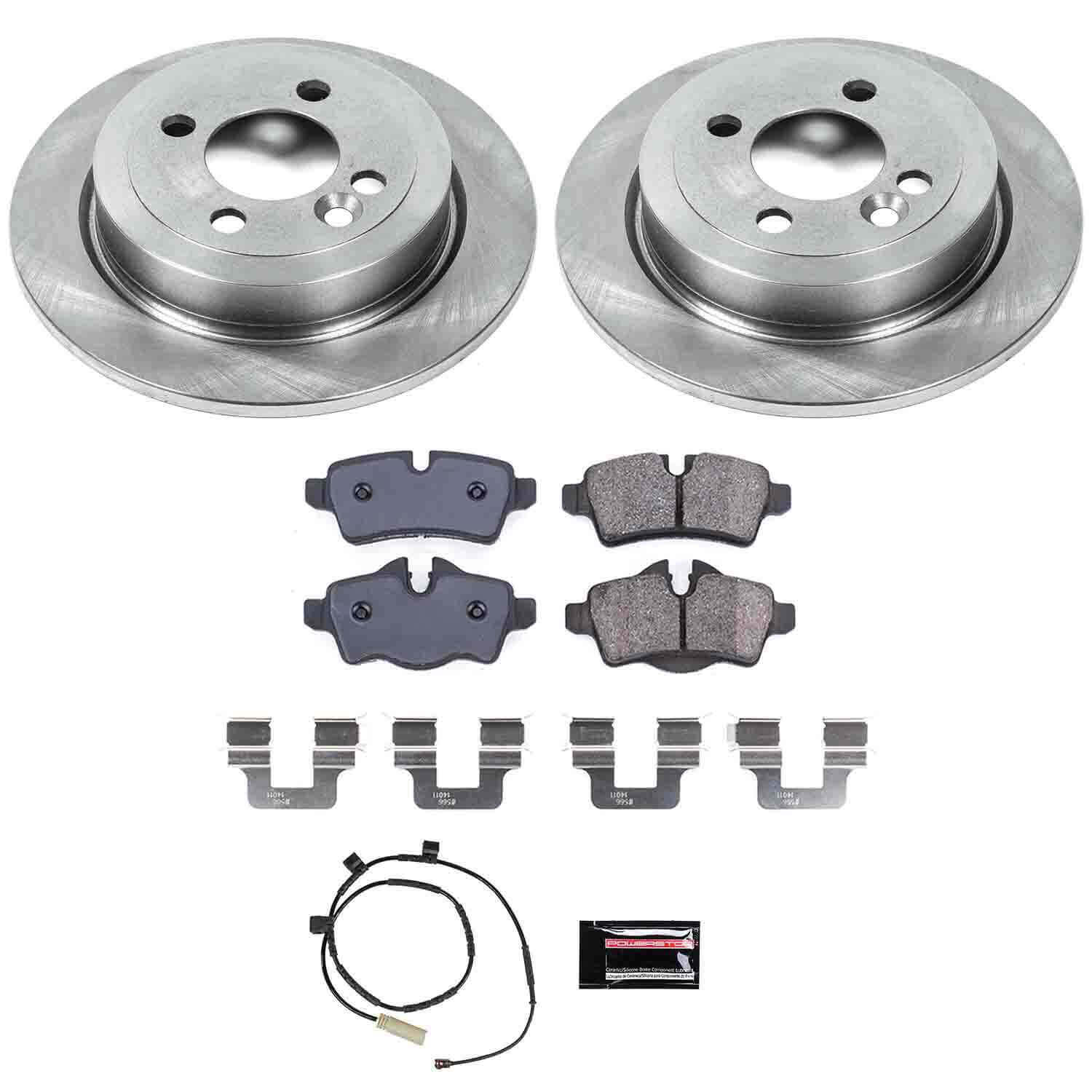 Power Stop KOE6331 Autospecialty - 1-Click Daily Driver Brake Kits (Rear) for 2011-2015 MINI Cooper product image