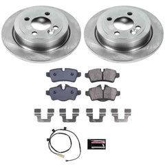 Power Stop KOE6331 Autospecialty - 1-Click Daily Driver Brake Kits (Rear) for 2011-2015 MINI Cooper product image