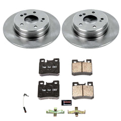Power Stop KOE6332 Autospecialty - 1-Click Daily Driver Brake Kits (Rear) for 1999-2000 Mercedes-Benz C230 product image