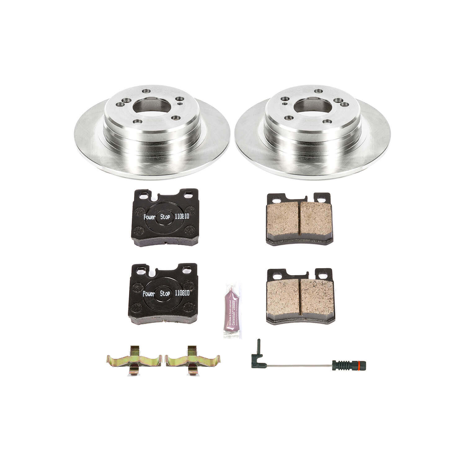 Power Stop KOE6334 Autospecialty - 1-Click Daily Driver Brake Kits (Rear) for 1990-1996 Mercedes-Benz 300SL product image