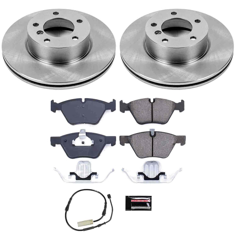 Power Stop KOE6346 Autospecialty - 1-Click Daily Driver Brake Kits (Front) for 2010-2013 BMW 128I product image