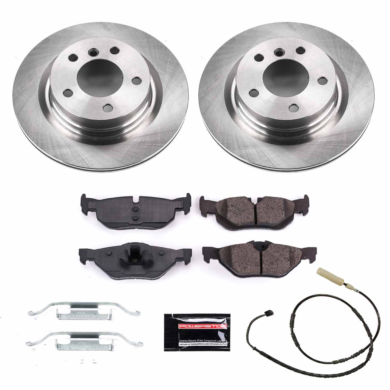 Power Stop KOE6348 Autospecialty 1-Click Daily Driver Rear Brake Kit for 2010-2013 BMW 128I product image