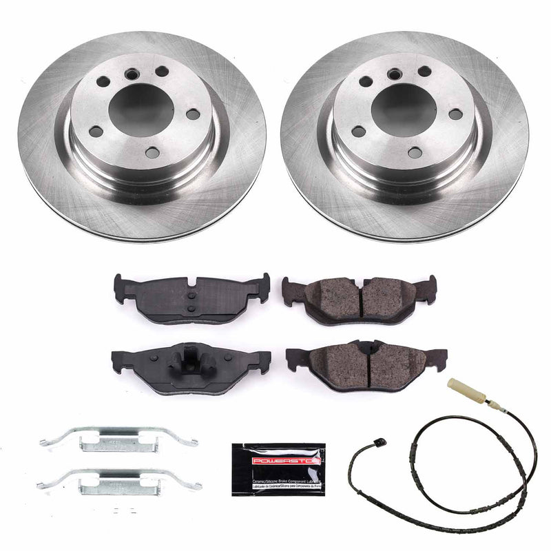 Power Stop KOE6348 Autospecialty 1-Click Daily Driver Rear Brake Kit for 2010-2013 BMW 128I product image
