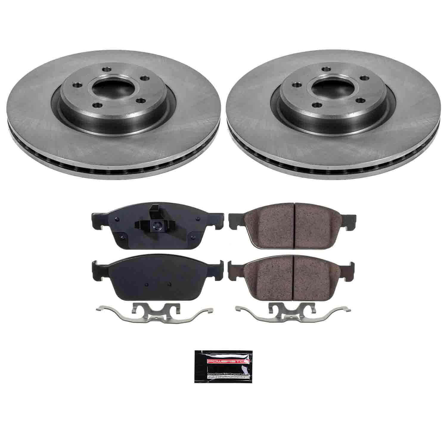 Power Stop KOE6349 Autospecialty - 1-Click Daily Driver Brake Kits (Front) for 2013-2018 Ford Escape product image