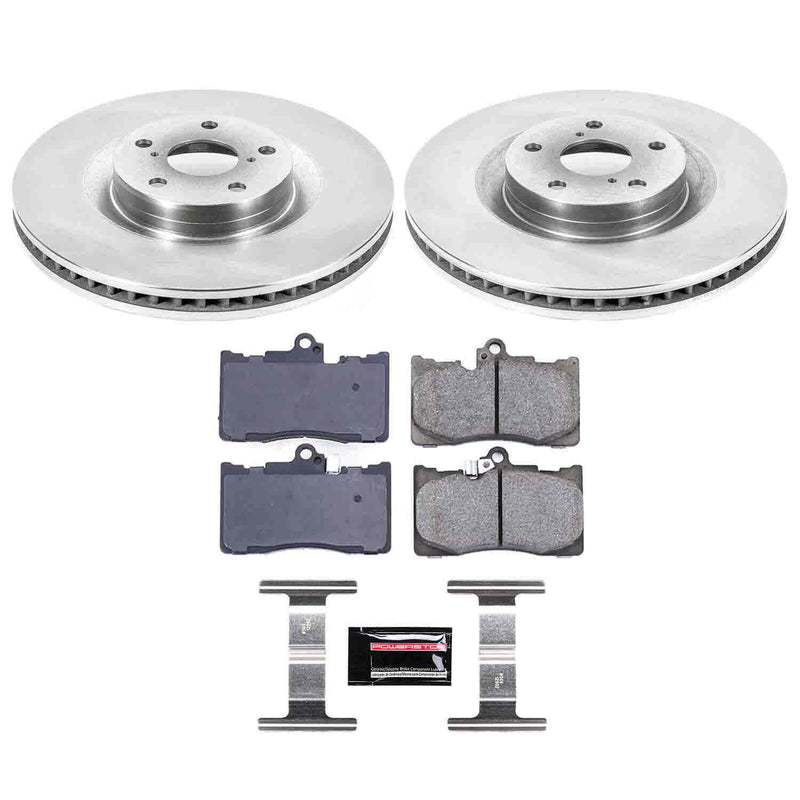 Power Stop KOE6353 Autospecialty - 1-Click Daily Driver Brake Kits (Front) for 2011-2013 Lexus GS350 product image
