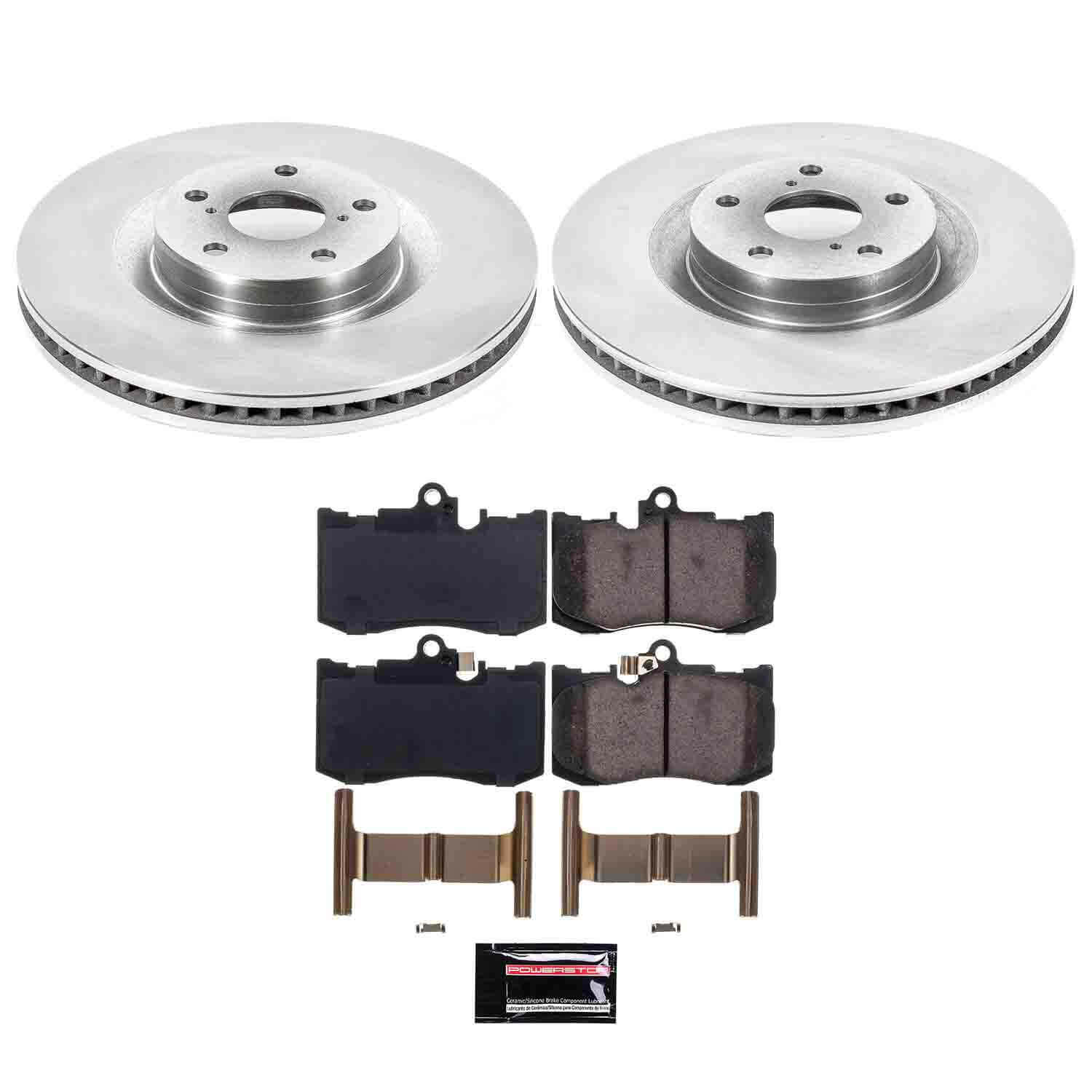 Power Stop KOE6355 Autospecialty - 1-Click Daily Driver Brake Kits (Front) for 2013-2024 Lexus GS300 product image