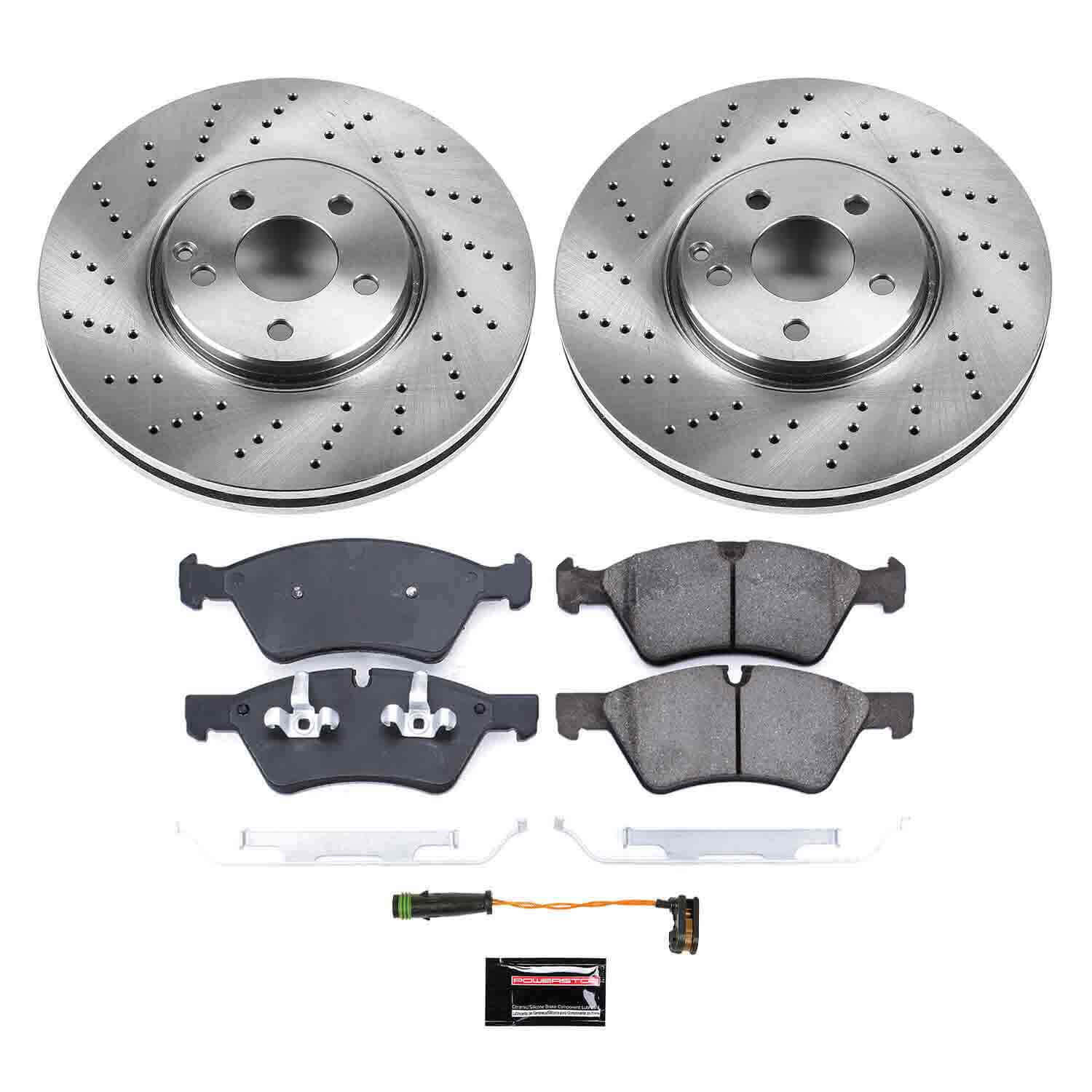 Power Stop KOE6357 Autospecialty - 1-Click Daily Driver Brake Kits (Front) for 2007-2009 Mercedes-Benz E-350 product image