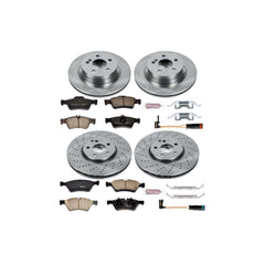 Power Stop KOE6358 Autospecialty - 1-Click Daily Driver Brake Kits (Front And Rear) for 2007-2009 Mercedes-Benz E-350 product image