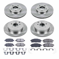 Power Stop KOE6361 Autospecialty - 1-Click Daily Driver Brake Kits (Front And Rear) for 2011-2017 Nissan Quest product image