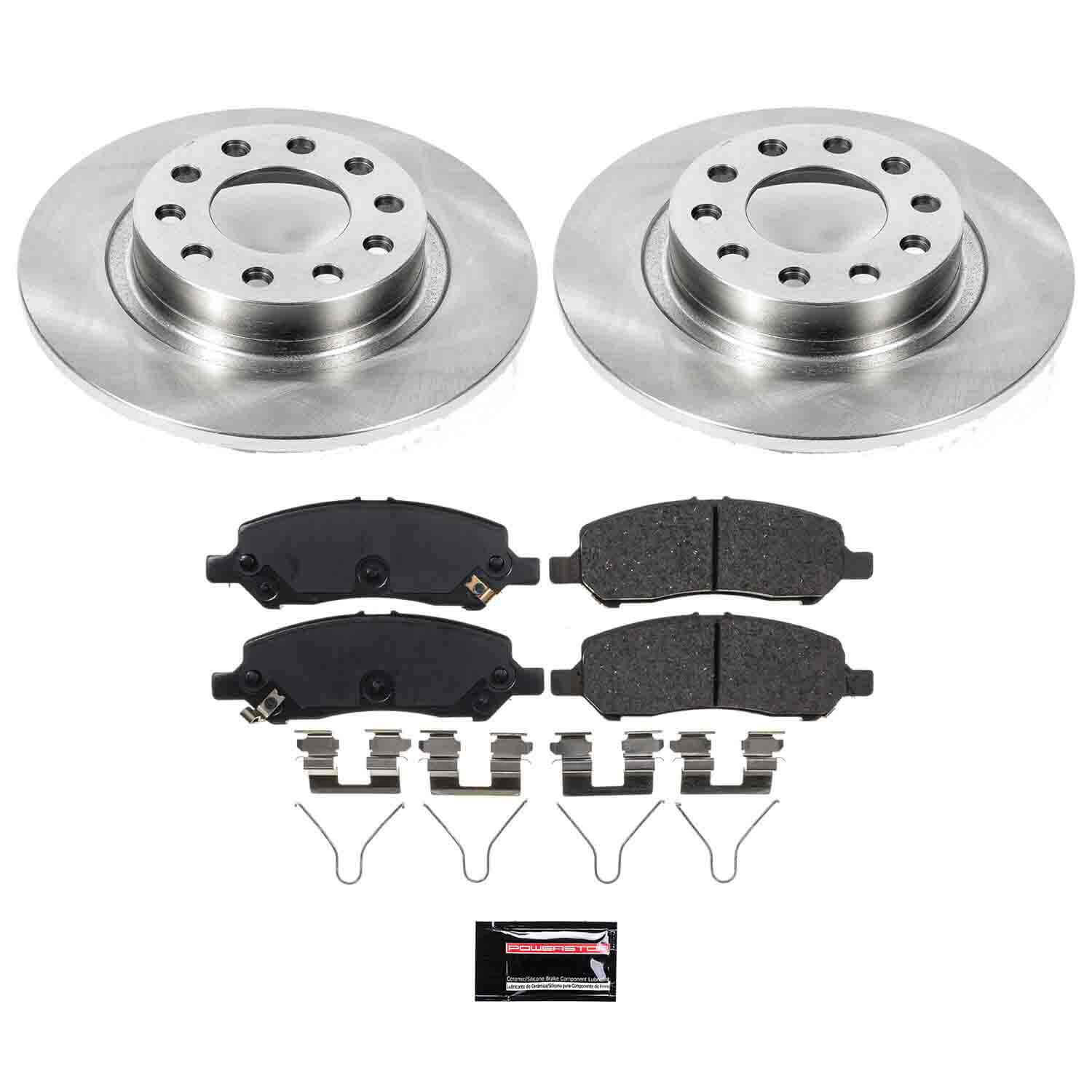Power Stop KOE6371 Autospecialty - 1-Click Daily Driver Brake Kits (Rear) for 2013-2016 Dodge Dart product image