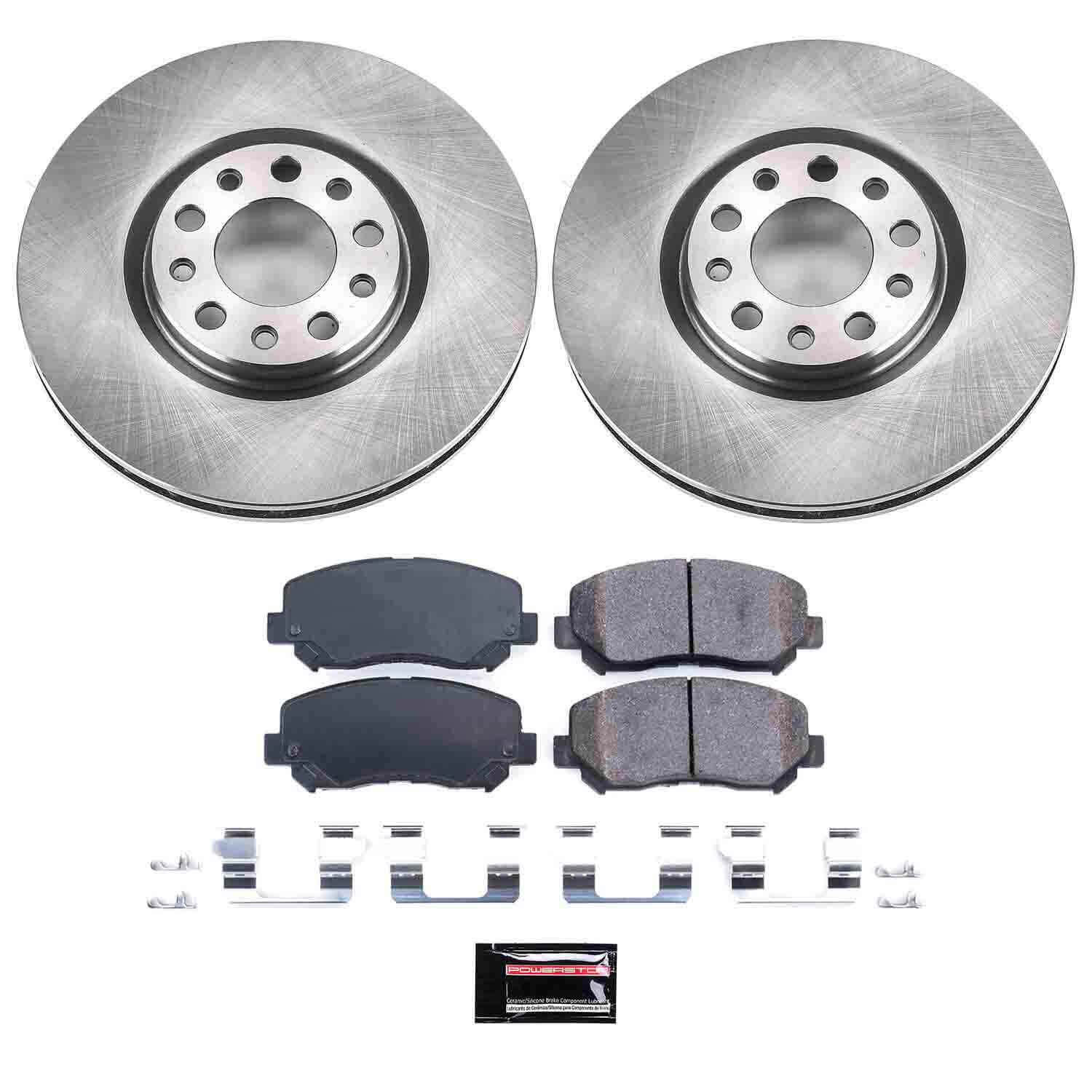 Power Stop KOE6372 Autospecialty - 1-Click Daily Driver Brake Kits (Front) for 2013-2017 Chrysler 200 product image
