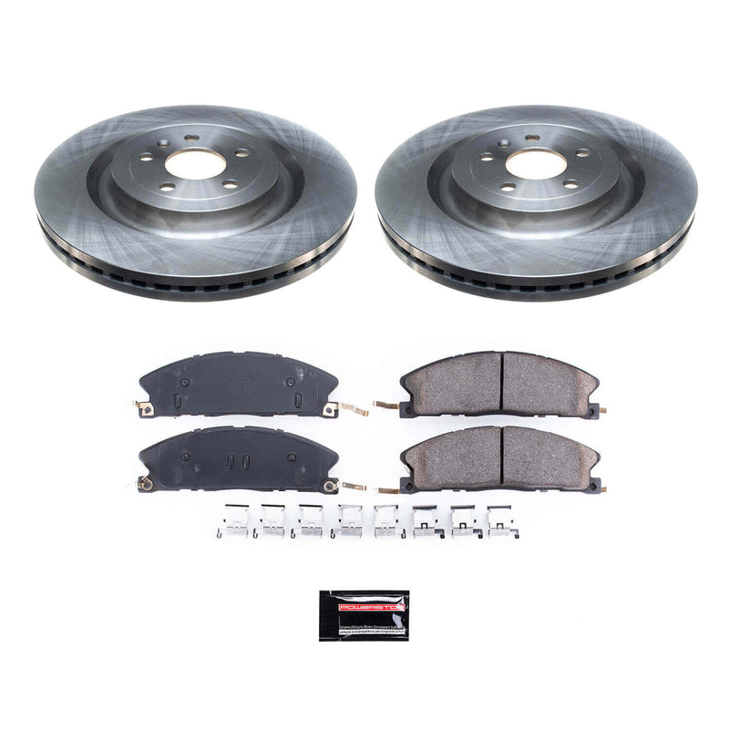 Power Stop KOE6374 Autospecialty - 1-Click Daily Driver Brake Kits (Front) for 2013-2019 Ford Explorer product image