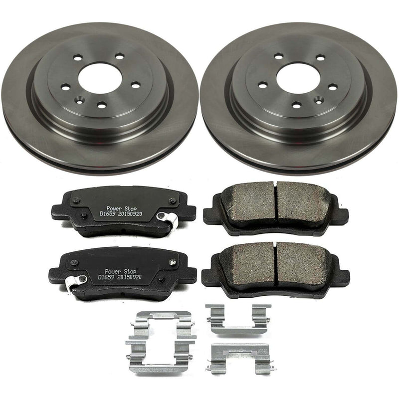 Power Stop KOE6385 Autospecialty 1-Click Daily Driver Rear Brake Kit for 2013-2018 Cadillac Ats product image