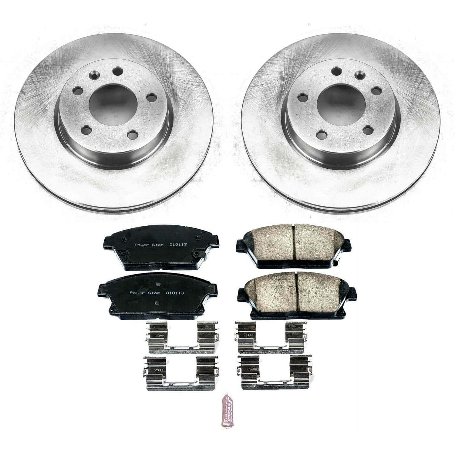 Power Stop KOE6386 Autospecialty 1-Click Daily Driver Front Brake Kit for 2013-2018 Cadillac Ats product image