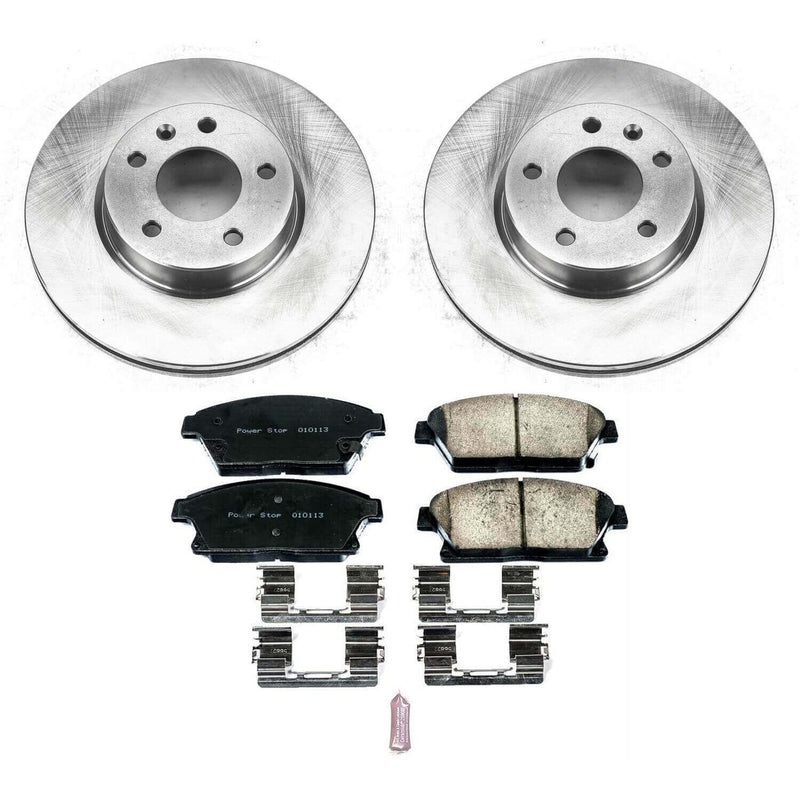 Power Stop KOE6386 Autospecialty 1-Click Daily Driver Front Brake Kit for 2013-2018 Cadillac Ats product image
