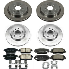 Power Stop KOE6387 Autospecialty 1-Click Daily Driver Front And Rear Brake Kit for 2013-2018 Cadillac Ats product image