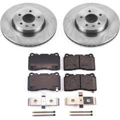 Power Stop KOE6389 Autospecialty 1-Click Daily Driver Front Brake Kit for 2013-2018 Cadillac Ats product image